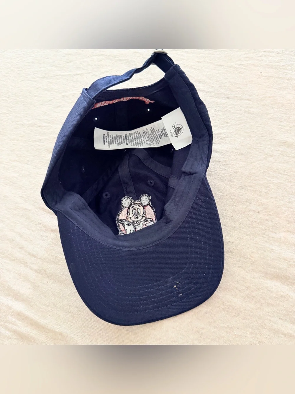 Disney parks navy blue Mickey Mouse baseball cap